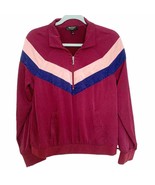 Juicy Couture Colorblock Satin Half Zip Tracksuit Jacket As Seen On Vogu... - £88.04 GBP