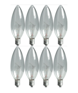 8 GE 60w Decorative B Type Multi Use Candelabra Base 540 Lumen Crystal C... - $275.89 MXN