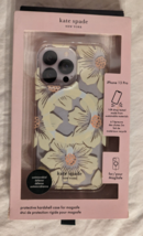 NEW Kate Spade iPhone Case 13 Pro (6.1”/Large Cam) Yellow Flowers - £11.64 GBP