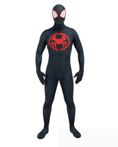 Spider-Man Miles Morales Costume Cosplay Halloween Suit  Adult Zentai Bodysuit - £29.56 GBP+