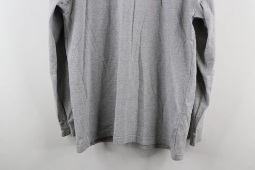 Vtg Carhartt Mens Large Distressed Spell Out Long Sleeve T-Shirt Heather Gray Item image 11