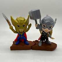 McDonald&#39;s Thor Love &amp; Thunder Happy Meal Toys #4 Mighty Thor &amp; #5 Golden Armor - £9.28 GBP