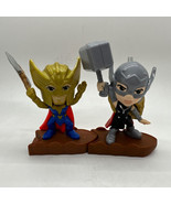 McDonald&#39;s Thor Love &amp; Thunder Happy Meal Toys #4 Mighty Thor &amp; #5 Golde... - £9.31 GBP