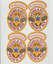 New Castle Brown Ale Coasters Lot of 5 Man Cave Bar - £6.27 GBP