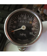 Vintage Motorcycle Speedometer 2 1/2&quot; diameter 160 MPH Odometer - £36.39 GBP