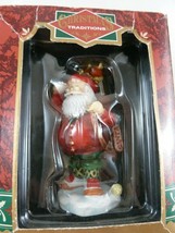 Vintage Handcrafted Ornament Santa Golfing 3.5&quot; Matrix - $9.89