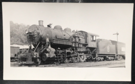 New York Ontario &amp; Western Railway NYO&amp;W #323 2-8-0 Locomotive Train B&amp;W Photo - £9.11 GBP