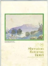 Sheraton Rotorua Guest Services Directory New Zealand  1972 Lake Tarawera - £19.43 GBP