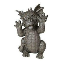 Dragon Taunting Outdoor Garden Statue - $40.98