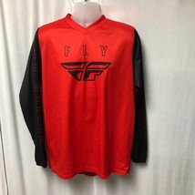 Fly Racing F-16 Jersey Mens Large Red Black Shirt FLAW - £9.22 GBP