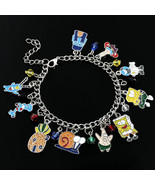 SpongeBob SquarePants Charms for Bracelets Link Chain Bangles For Women ... - €13,89 EUR