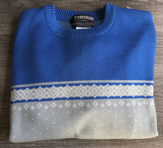 Tyrolia Head Men&#39;s Vintage 80&#39;s Wool Ski Sweater - Size Medium Made in H... - £36.12 GBP