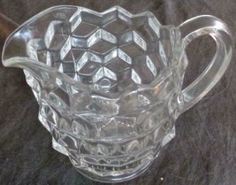 Beautiful Fostoria American Pattern Footed Cream Pitcher - VGC - COLLECTIBLE - £19.77 GBP