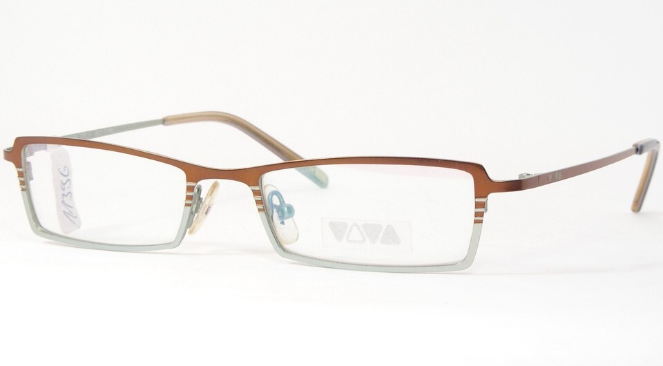 VIVA fashion V68 A Orange-Brown /Mint UNIQUE RARE EYEGLASSES FRAME 49-17... - $59.40