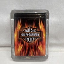 Harley-Davidson Motor Cycles Flame Paperweight Waterfall Glass Collection - $19.75