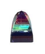 Swarovski Crystal Prism Pyramid Vitrail Rainbow 2.5&quot; Paperweight Retired... - $60.86 CAD