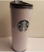 White Starbucks Logo Mermaid Plastic Coffee Tumbler 16 oz