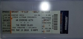 The Moody Blues - Original 2010 Unused Whole Full Concert Ticket - £11.79 GBP