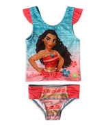 Disney Moana Baby Toddler Girl Tankini 2 Pc Set Swimsuit 12 Months - £15.94 GBP
