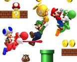 Mario Wall Decal | Peel &amp; Stick Mario Wall Decor For Kids Room - $25.99