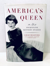 America&#39;s Queen The Life Of Jacqueline Kennedy Onassis Sarah Bradford HC 1st Ed - £5.56 GBP