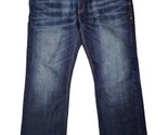 Ariat M4 Low Rise Boot Cut Jeans Mens 38 x 32 Blue Cotton Mid Rise - $28.50