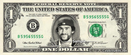BAD BUNNY on a REAL Dollar Bill Cash Money Collectible Memorabilia Celebrity - £7.09 GBP