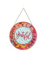 Grateful Suncatcher Izzy and Oliver 7&quot; Hearts and Flowers Glass Hanging ... - €22,67 EUR