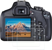 Rebel T7 T6 T5 Screen Protector 3 PacksTempered Glass LCD Compatible for Canon E - £16.44 GBP