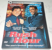 RUSH HOUR  (DVD 2001 Widescreen)  Comedy Movie Chris Tucker Jackie Chan - £0.99 GBP