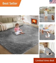 Fuzzy Shag Carpet 5&#39; x 7&#39;11&quot; - Ultra Soft Modern Rug for Teen &amp; Family S... - $691.23 MXN