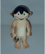 Vintage Prehistoric Caveman 4.5&quot; Ceramic Figurine Sonsco Japan - $14.00