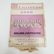 Lilliston 2000 Rolling Cultivator Operator’s Manual - $10.88