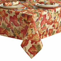 Elrene Harvest Festival 52-Inch x 70-Inch Oblong Tablecloth Multi-Color - £11.60 GBP