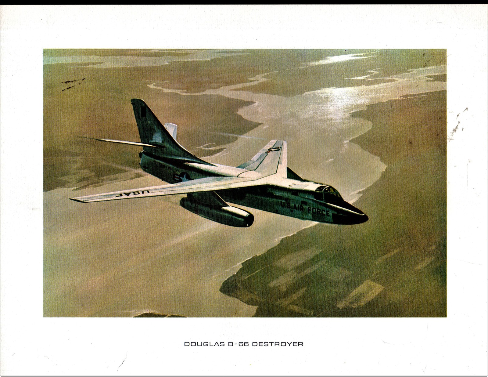 Photographs  - U. S. Airforce 6 Color Airplane pictures - $5.95