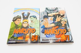 NARUTO Manga Books Shonen Jump Volumes 54, 71 English Set Anime Lot of 2 - £7.89 GBP