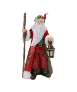 Holiday Santa with Lantern Statue 13.5&quot;H - $98.00