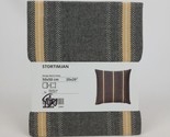 Ikea Stortimjan Cushion Cover 20x20&quot; Grey Beige Stripes New  - $16.58
