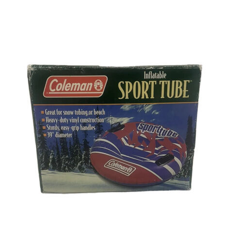 Vintage Coleman Vinyl Inflatable Sport Tube Snow/Beach Tube Brand New In... - $34.99