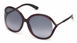 Tom Ford RHI 252 05B Purple / Gray Gradient Sunglasses TF252 05B 59mm - £126.29 GBP