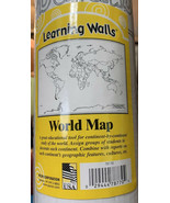 GIANT WORLD MAP 48IN X 72IN - $40.49 CAD