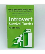 Introvert Survival Tactics by Patrick King Paperback Very Good Condition... - $11.49