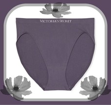 S Grey Seamless No Show Full Cover Victorias Secret High Leg Waist Brief Pantie - £8.21 GBP