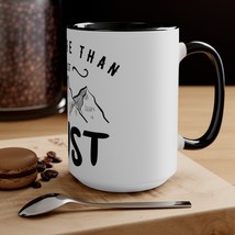 Accent Mugs: Two-Tone Mugs with Vibrant Interiors in 11oz or 15oz for Coffee, Te - £21.40 GBP+