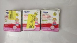 3-EQUATE Children (2-11) Pain Relief Fever Reducer Bubblegum Flavored 4/... - $9.50
