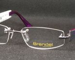 Brendel 901631 30 Grau/Lila Einzigartig Selten Brille 52-17-135mm - $135.63