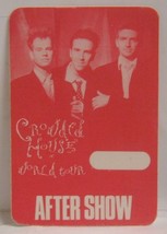CROWDED HOUSE - VINTAGE ORIGINAL CONCERT TOUR CLOTH BACKSTAGE PASS - $186.40 MXN