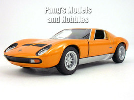 5 inch Lamborghini Miura P400 1/34 Scale Diecast Model by Kinsmart - Orange - £11.67 GBP