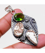 Wild Horse Peridot Gemstone Handmade Fashion Ethnic Pendant Jewelry 2.80... - £4.73 GBP