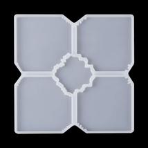 Handmade Resin Coasters Love Table Mat Fruit Plate Mold Tray Mould Coaster Silic - £11.74 GBP